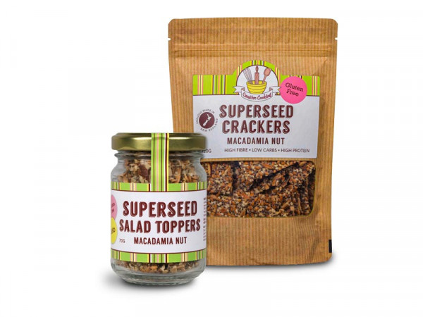 Superseed Crackers Packaging Design