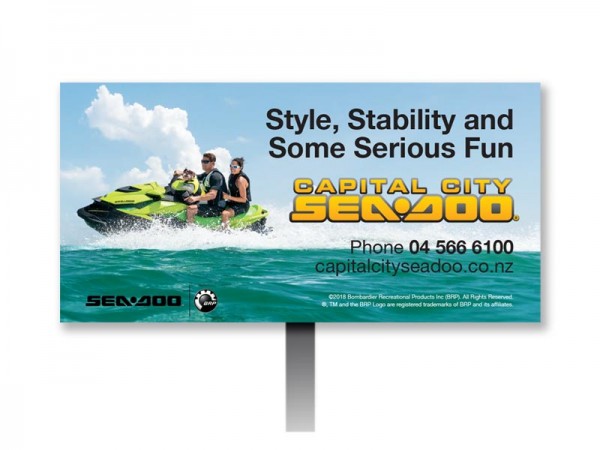 Capital City Seadoo Billboard